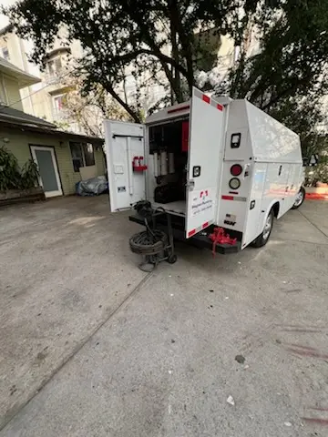 Magnet Plumbing service vehicle on-site for Faucet Repair in Hillsboro